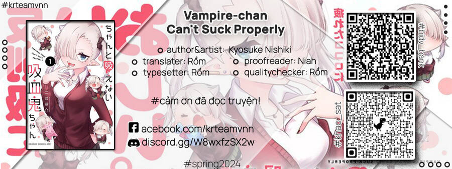 Vampire-Chan Can't Suck Properly Chương 29 - Trang 0